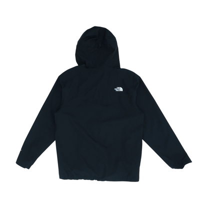 Black Solid Rain Jacket