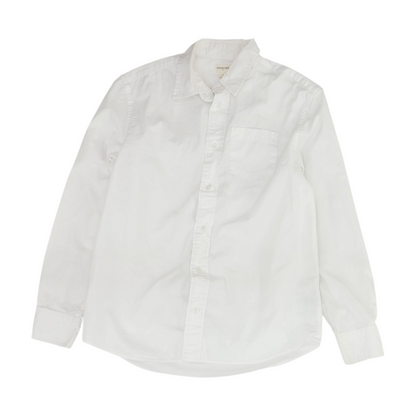 White Long Sleeve Button Down