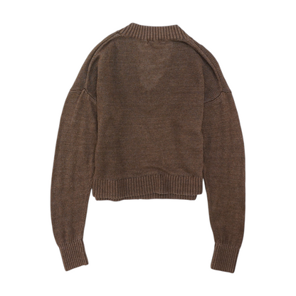 Brown Pullover Sweater