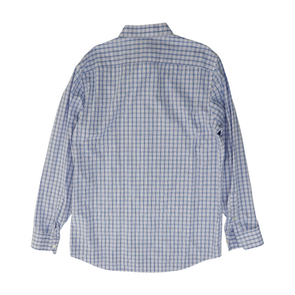 Blue Plaid Long Sleeve Button Down