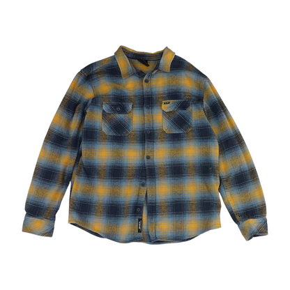 Blue Plaid Flannel Button Down