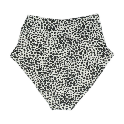 Cream Hearts Swim Bottom