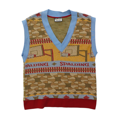 Multi Abstract Vest Sweater