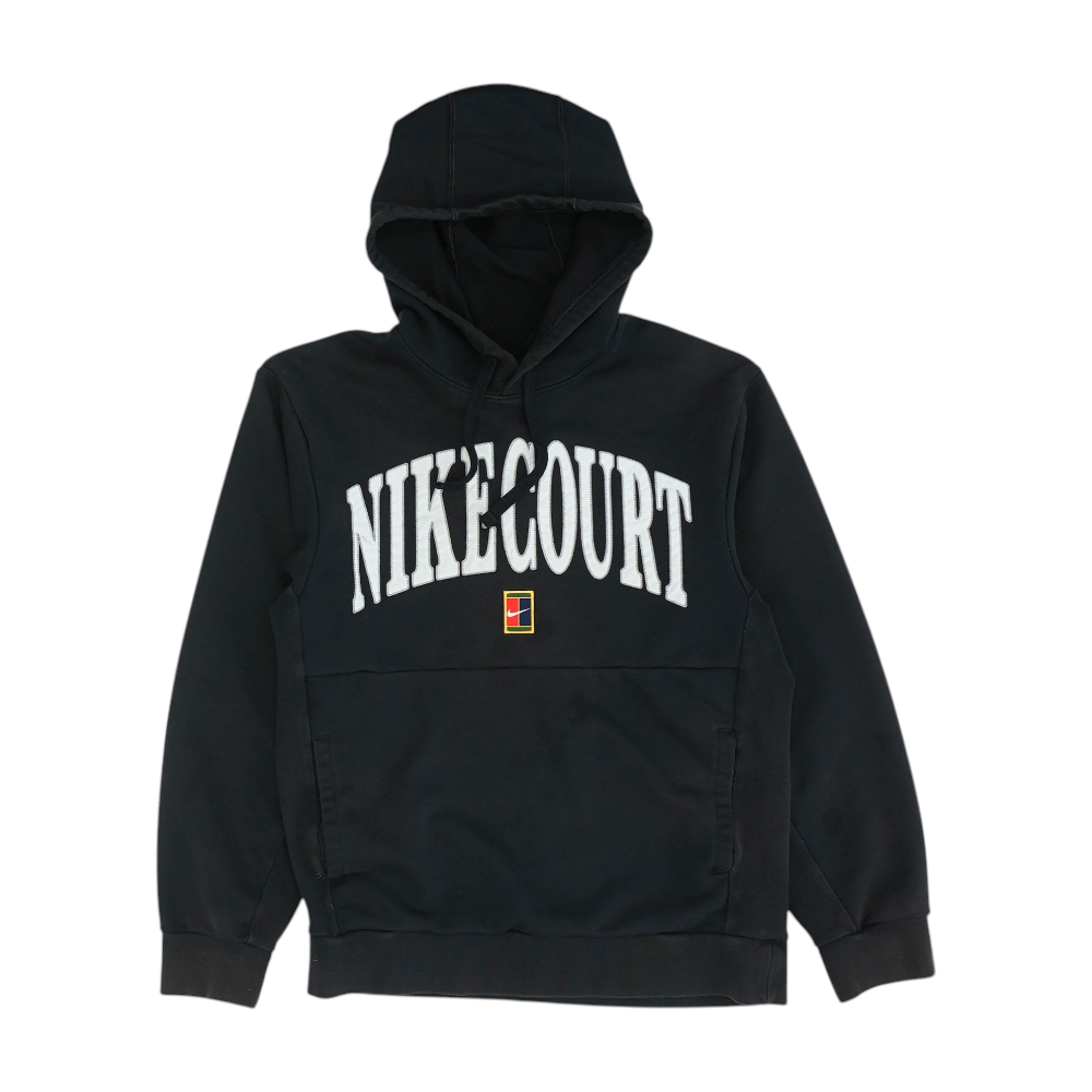 Black Solid Hoodie Pullover