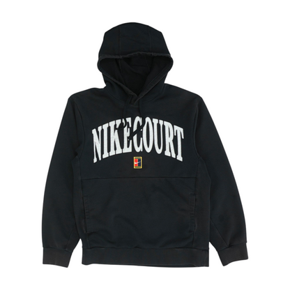 Black Solid Hoodie Pullover