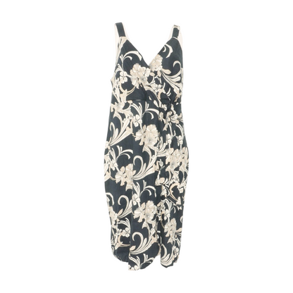 Black Petite Floral Midi Dress