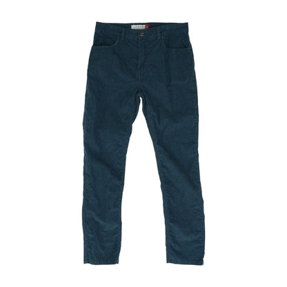 Blue Solid Five Pocket Pants