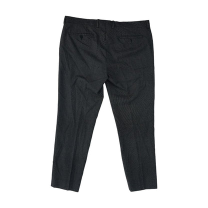 Charcoal Polka Dot Dress Pants