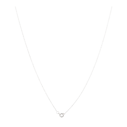 1/4 ctw 14K White Gold Ruby Pendant Necklace