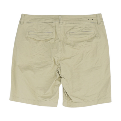 Beige Solid Chino / Khaki Shorts