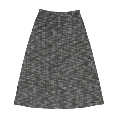 Black Striped Maxi Skirt