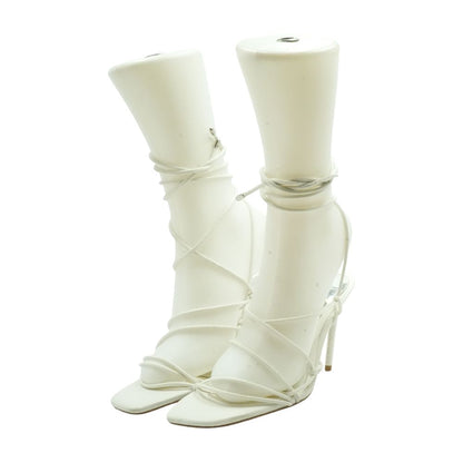 White Stiletto Heels