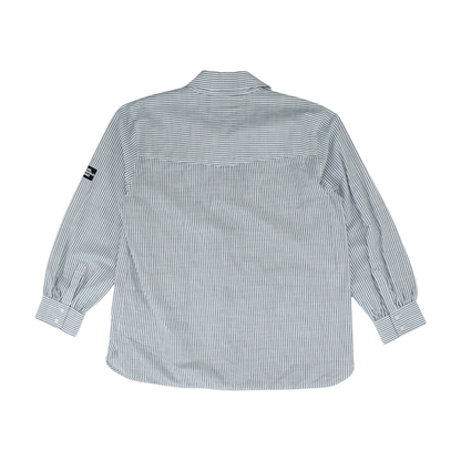 White Striped Button Down