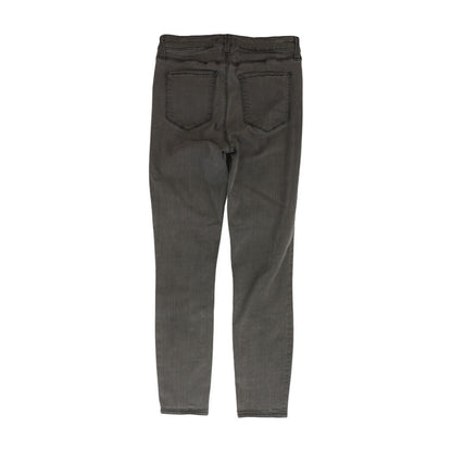 Gray Solid Jeans