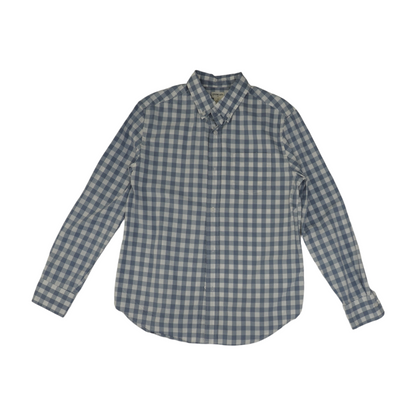 Blue Check Long Sleeve Button Down