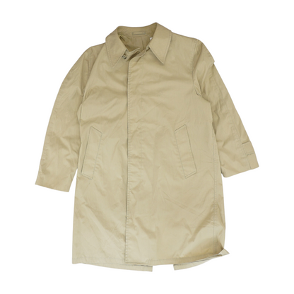 Beige Short Solid Coat