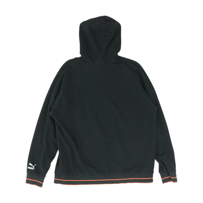 Black Solid Hoodie Pullover