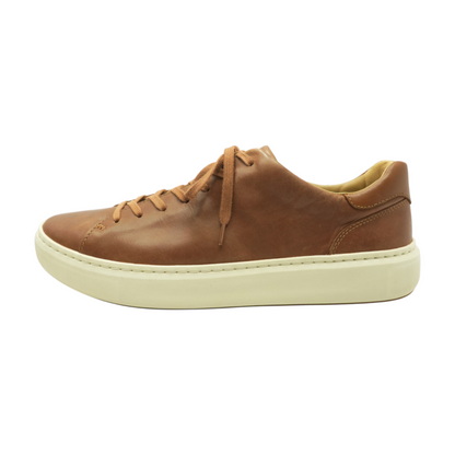 Brown Lace-Up Casual Shoes