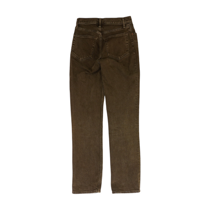 Brown Straight Jeans