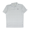 White Floral Short Sleeve Polo