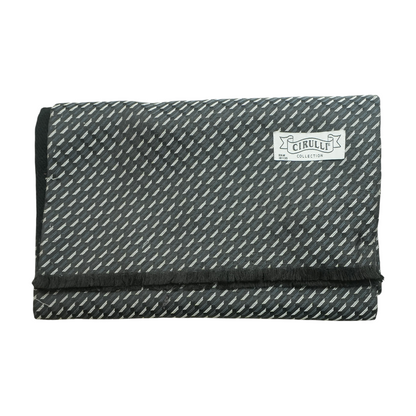 Black Graphic Scarf