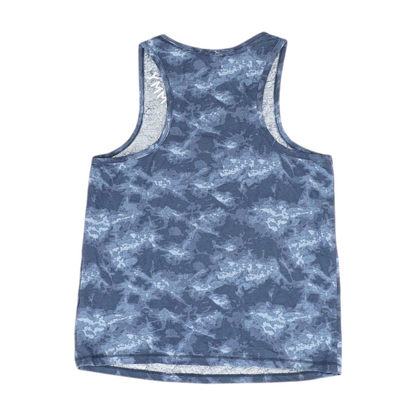 Blue Tie-Dye Blouse