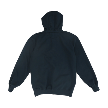 Black Solid Hoodie Pullover