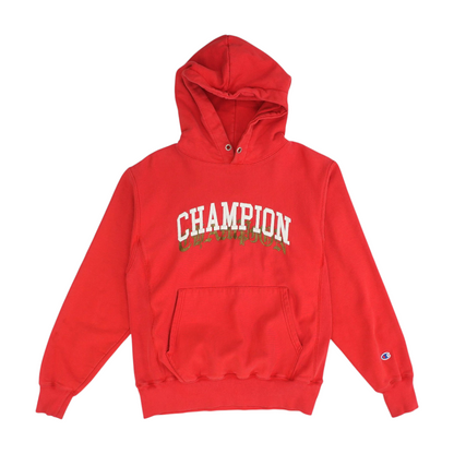 Red Solid Hoodie Pullover