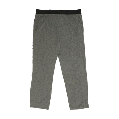 Gray Solid Pajama Bottom