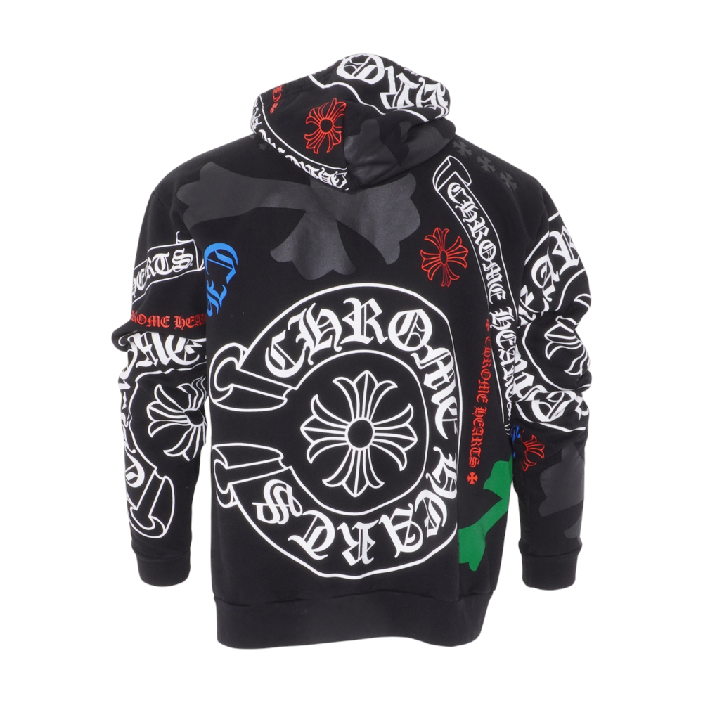 Black Stencil Hoodie