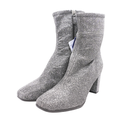 Gray Ankle Boots