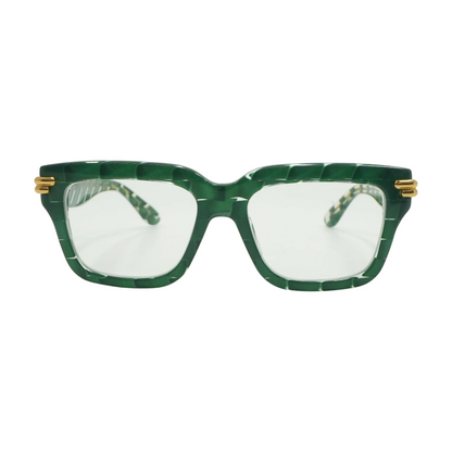 Green BV1324O Square Prescription Eyewear
