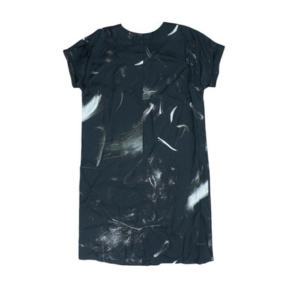 Black Print Midi Dress
