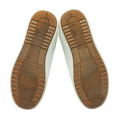 White Low-Top Athletic Shoes