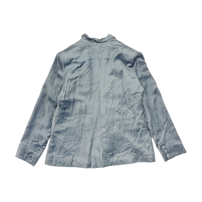 Blue Solid Blazer