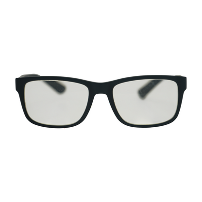 Black AX 3016 Rectangle Prescription Eyewear