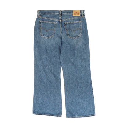 Blue Bootcut Jeans