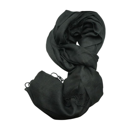 Gray Viscose Scarf