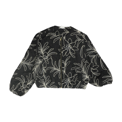 Black Floral Jacket