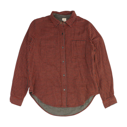 Red Check Flannel Button Down