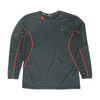 Black Solid Sweatshirt Pullover