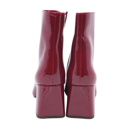 Red Ankle Boots