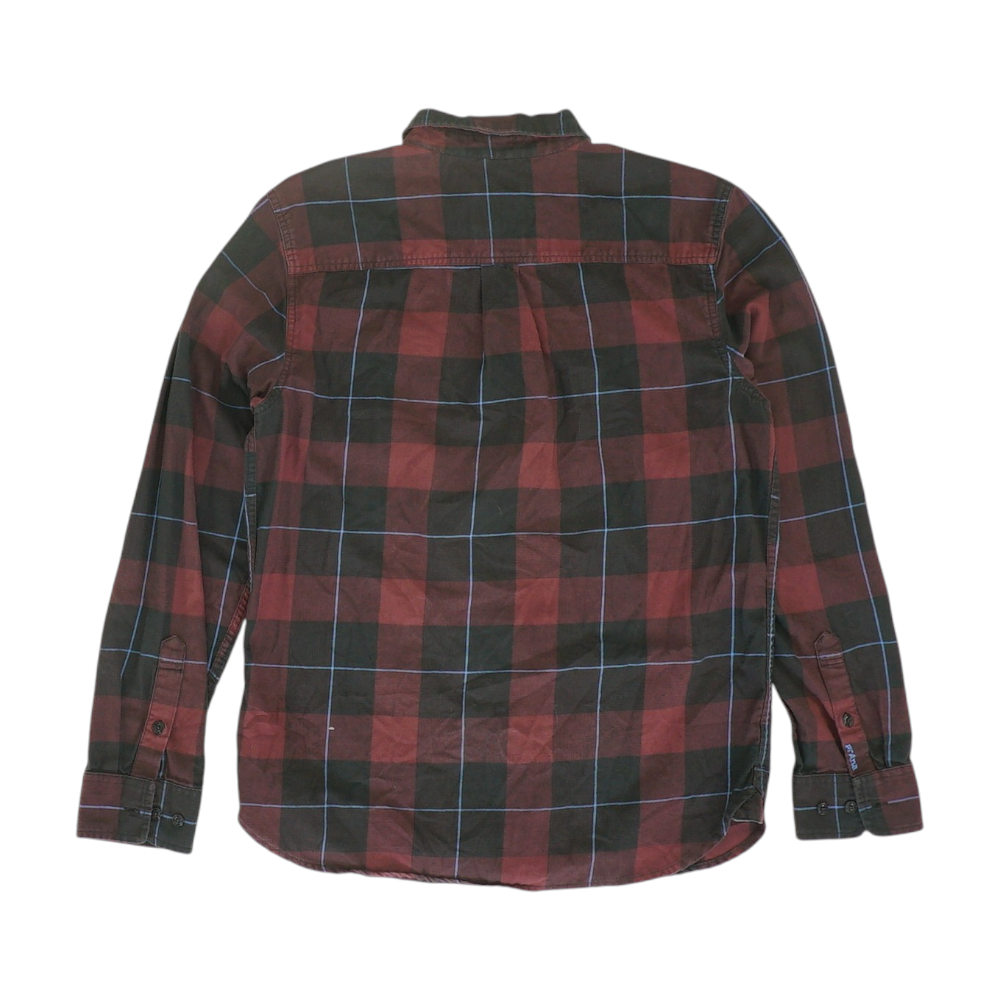 Blue Check Flannel Button Down