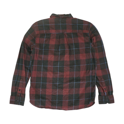 Blue Check Flannel Button Down