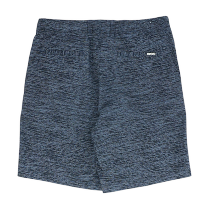 Gray Striped Chino Shorts