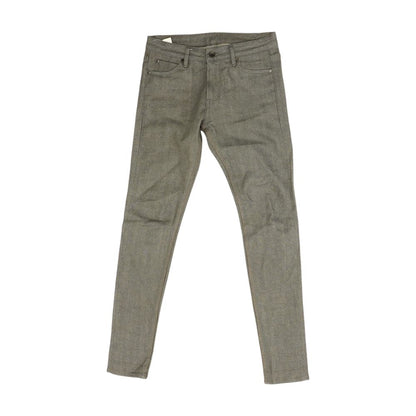 Gray Mid Rise Slim Leg Jeans