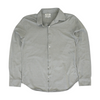 Gray Solid Long Sleeve Button Down