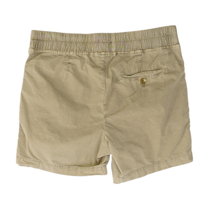 Beige Solid Chino Shorts