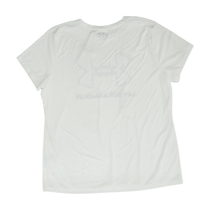 White Solid Active T-Shirt