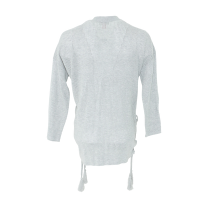 Gray Cardigan Sweater